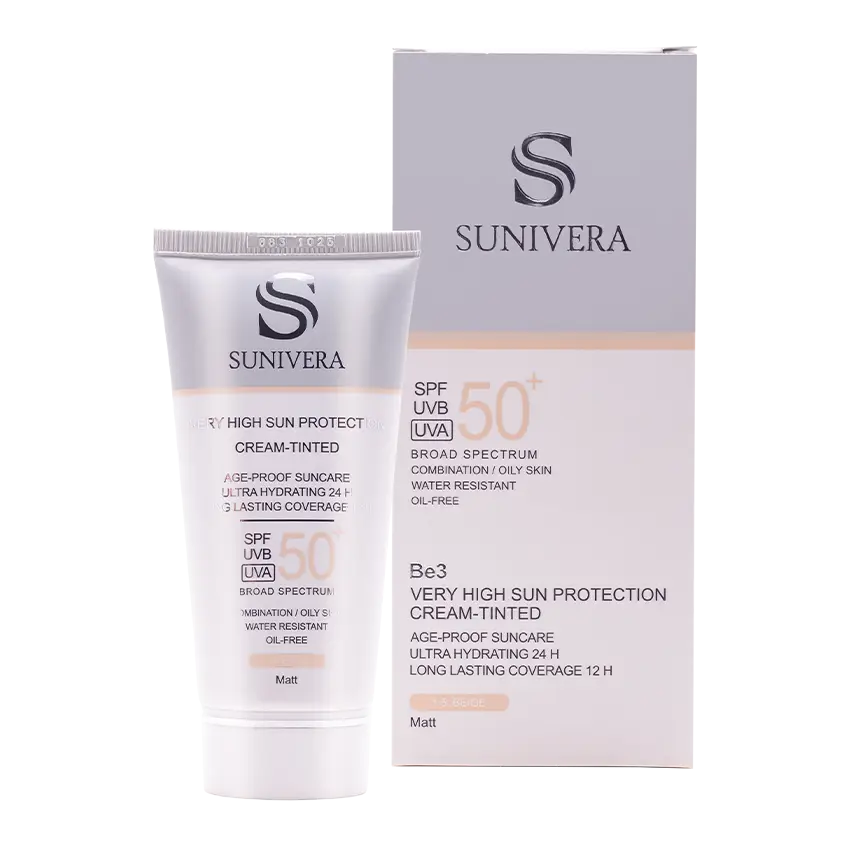 کرم ضد آفتاب رنگی سانیورا SPF50