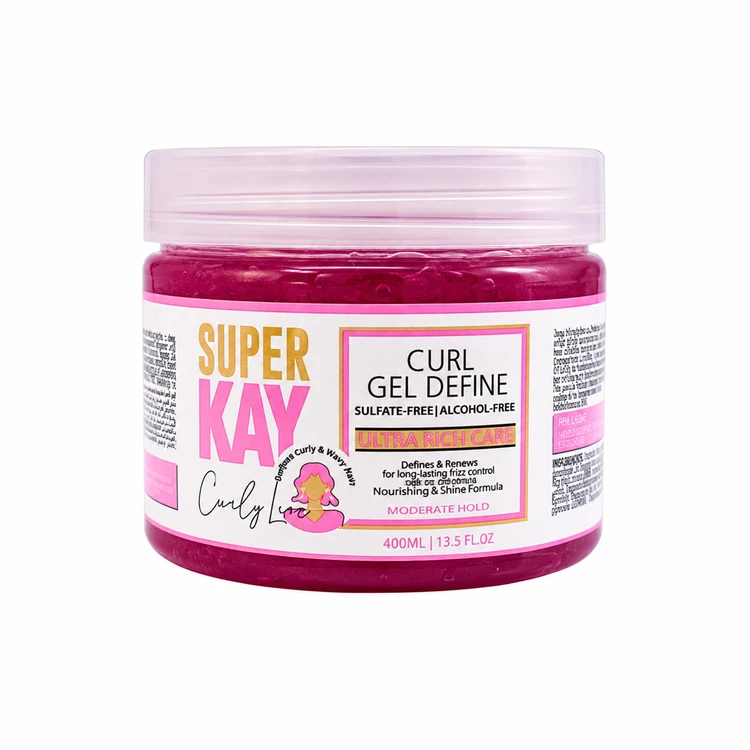 ژل حالت‌دهنده مو فر سوپر کی (Super Kay Curl Gel Define) – 400 میلی‌لیتر
