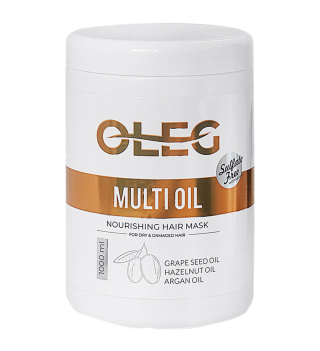 ماسک مو تقویت کننده مدل Multi Oil مناسب موهای آسیب دیده 1000 و 500 میل اولگ