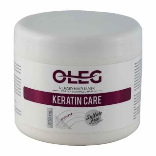 ماسک مو مدل Keratin حجم 500 میل اولگ