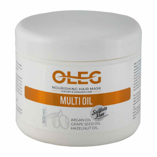 ماسک مو تقویت کننده مدل Multi Oil مناسب موهای آسیب دیده 1000 و 500 میل اولگ